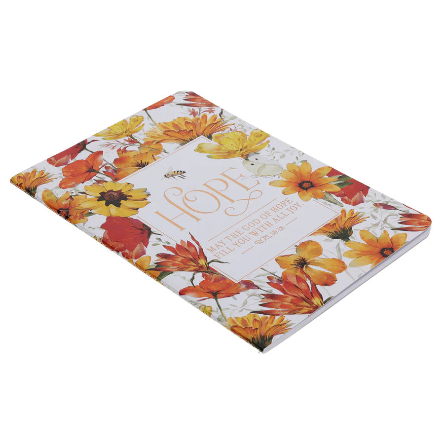 May the God of Hope Fill You with All Joy Notebook