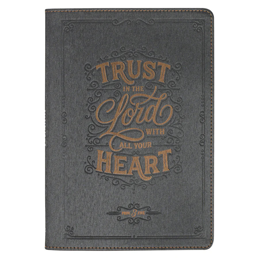 Trust in the Lord with All Your Heart Faux Leather Journal