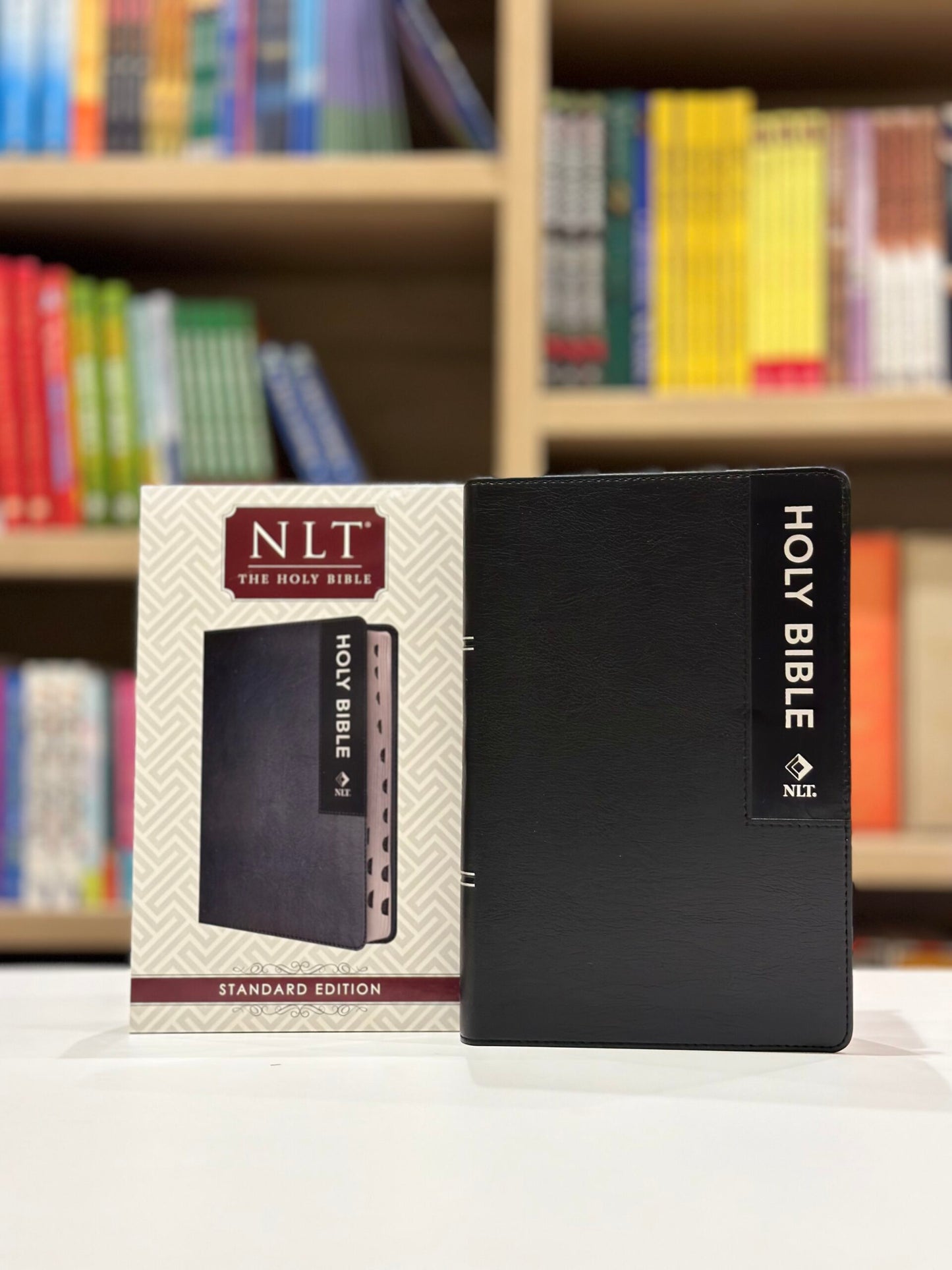 NLT Black Faux Leather Standard Bible