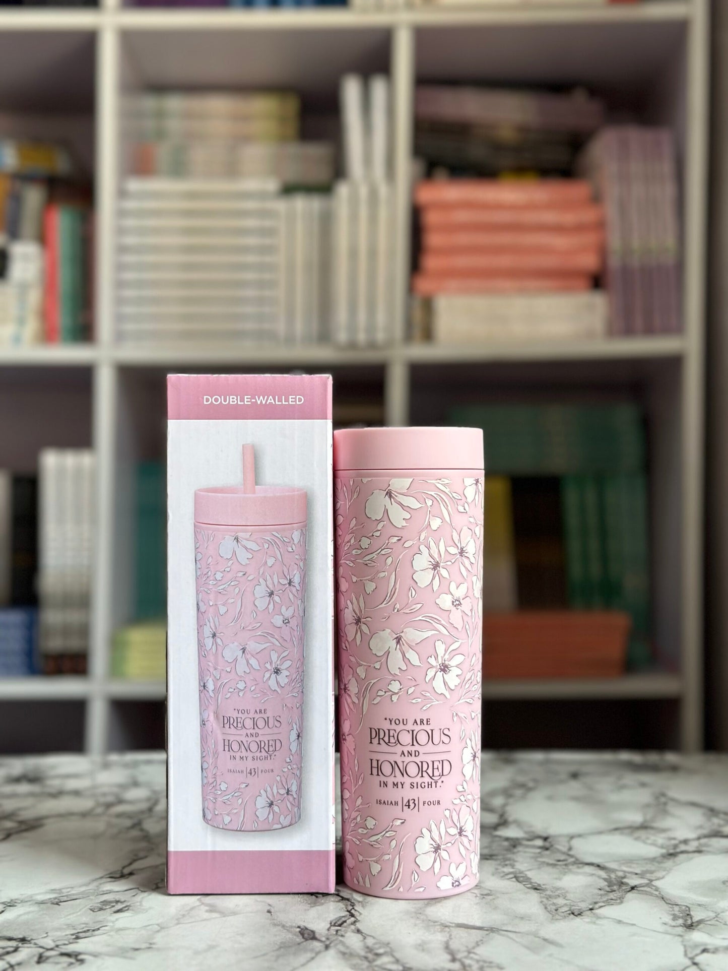 You are Precious Pink Tumbler with Straw