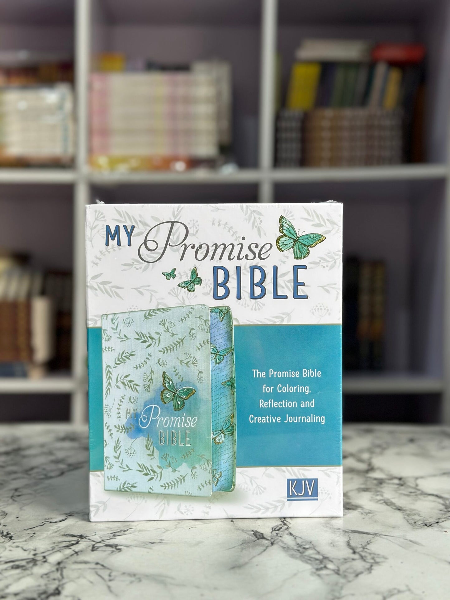 KJV Butterflies Flexcover Faux Leather My Promise Bible