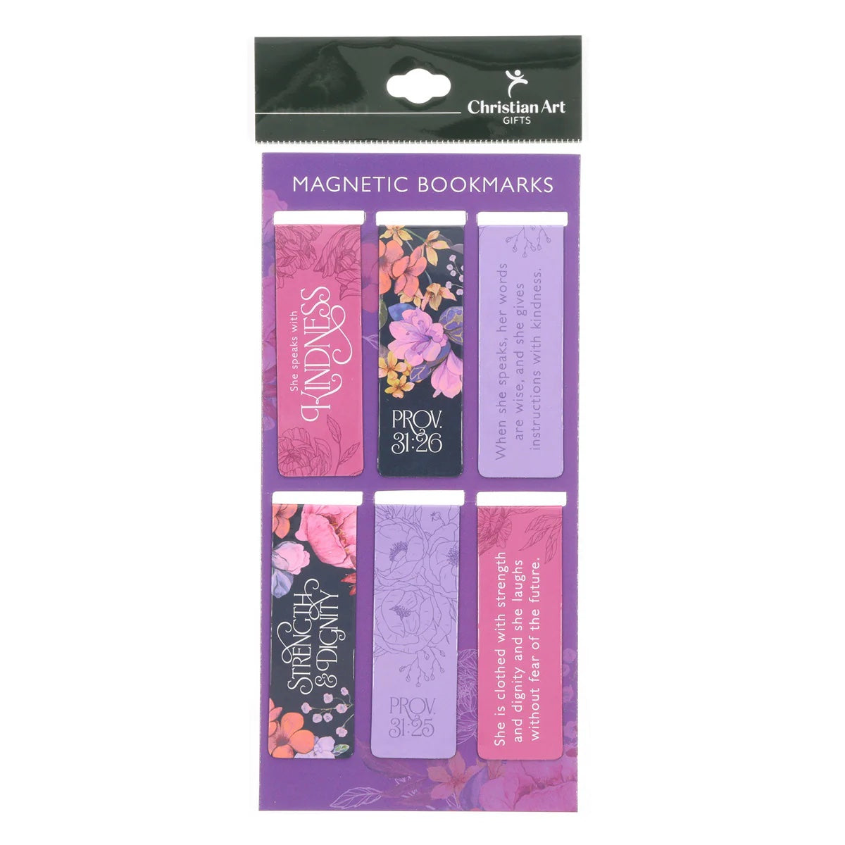 Proverbs 31 Blossom Six-Piece Magnetic Bookmark Set