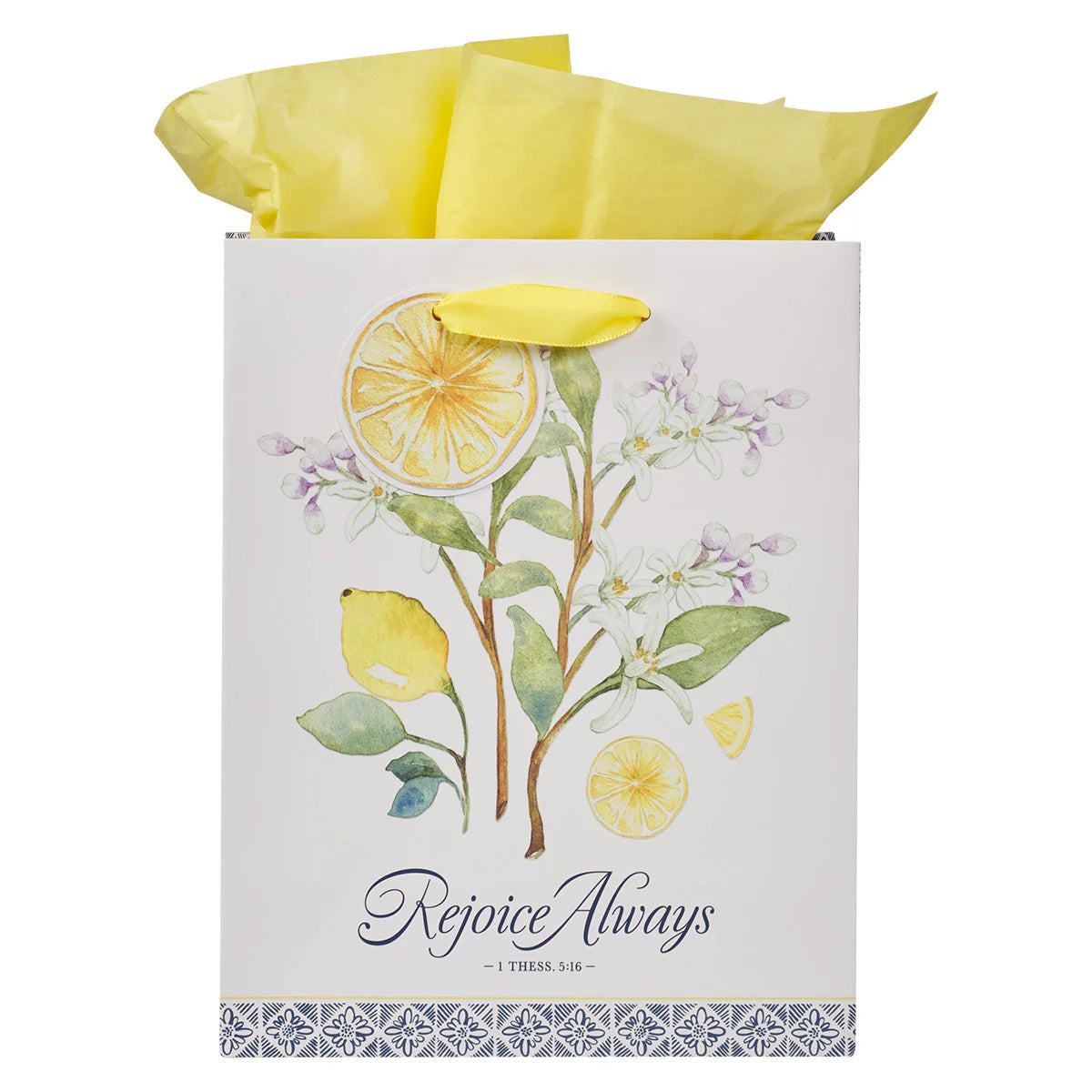 Rejoice Always Medium Gift Bag with Gift Bag