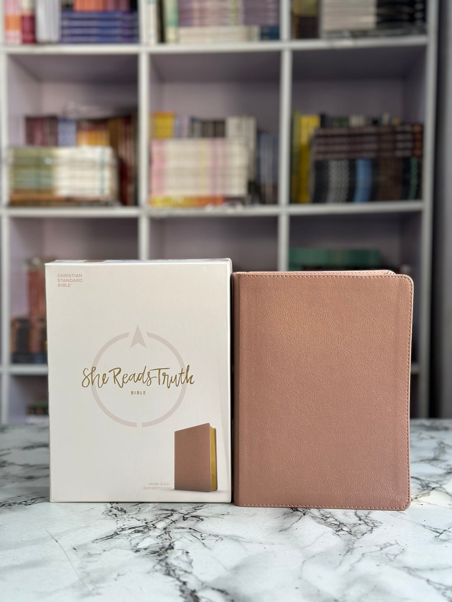 CSB She Reads Truth Bible, Rose Gold LeatherTouch
