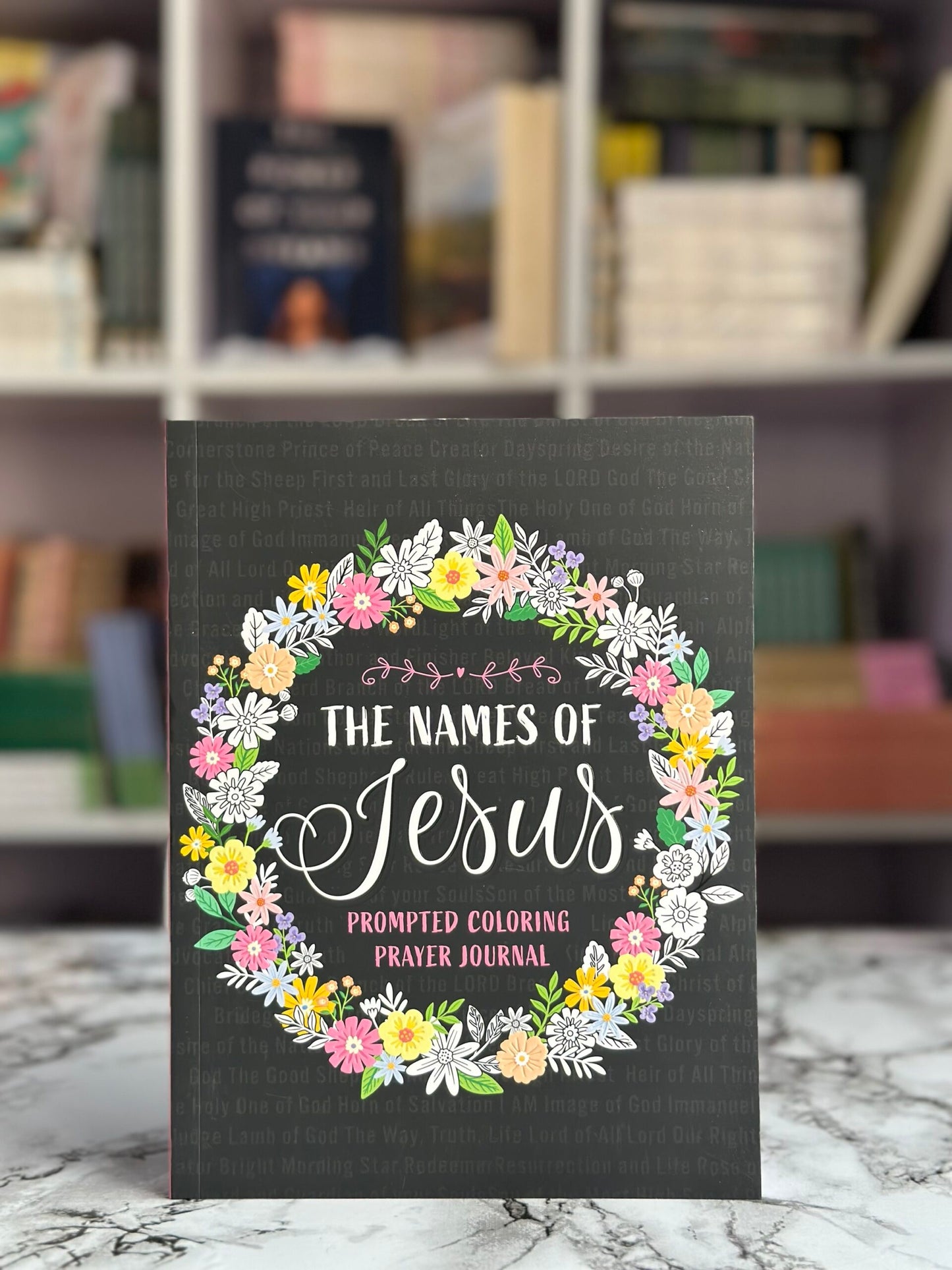 The Names of Jesus Prompted Coloring Prayer Journal