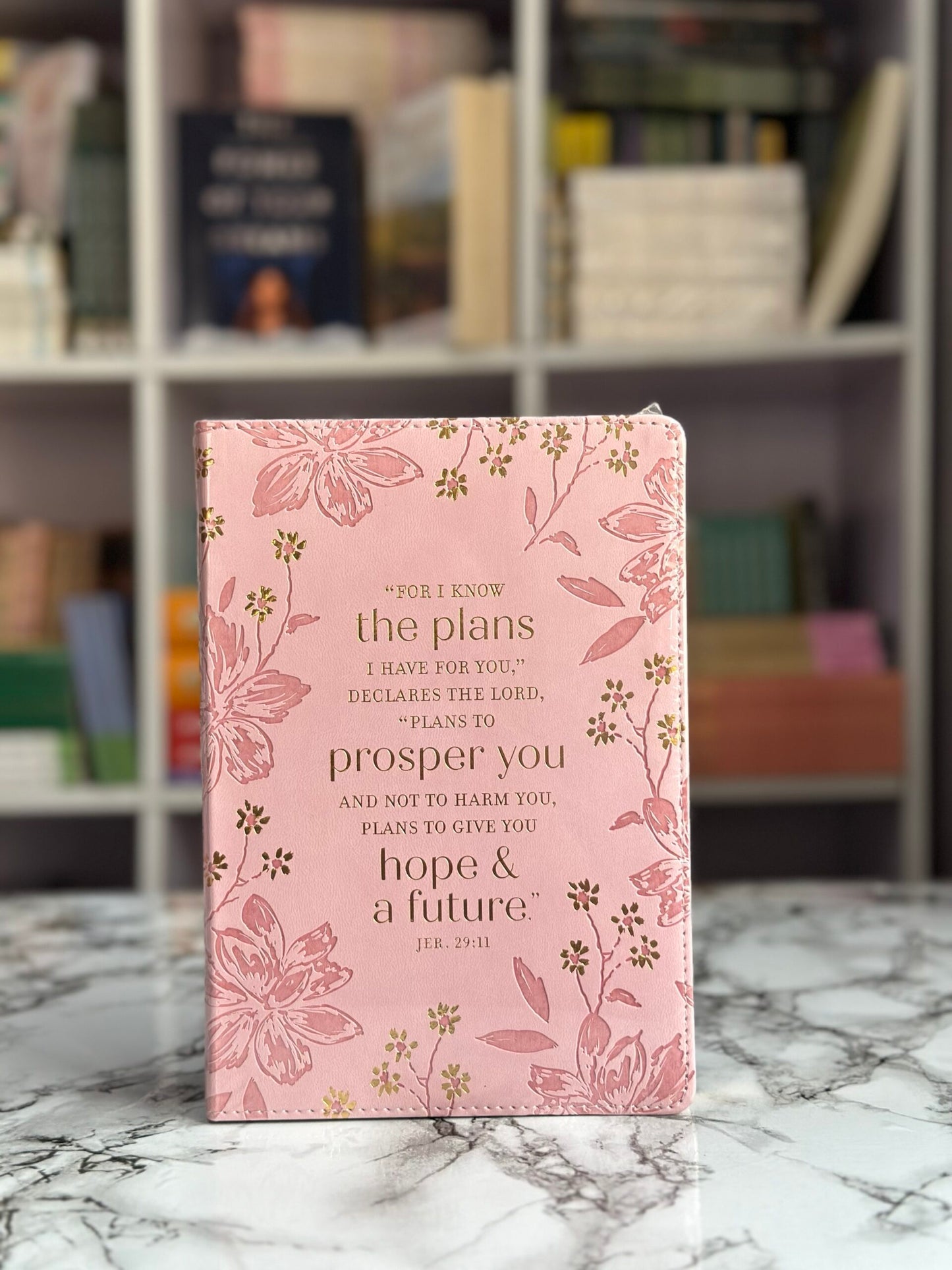 I Know the Plans Faux Leather Journal