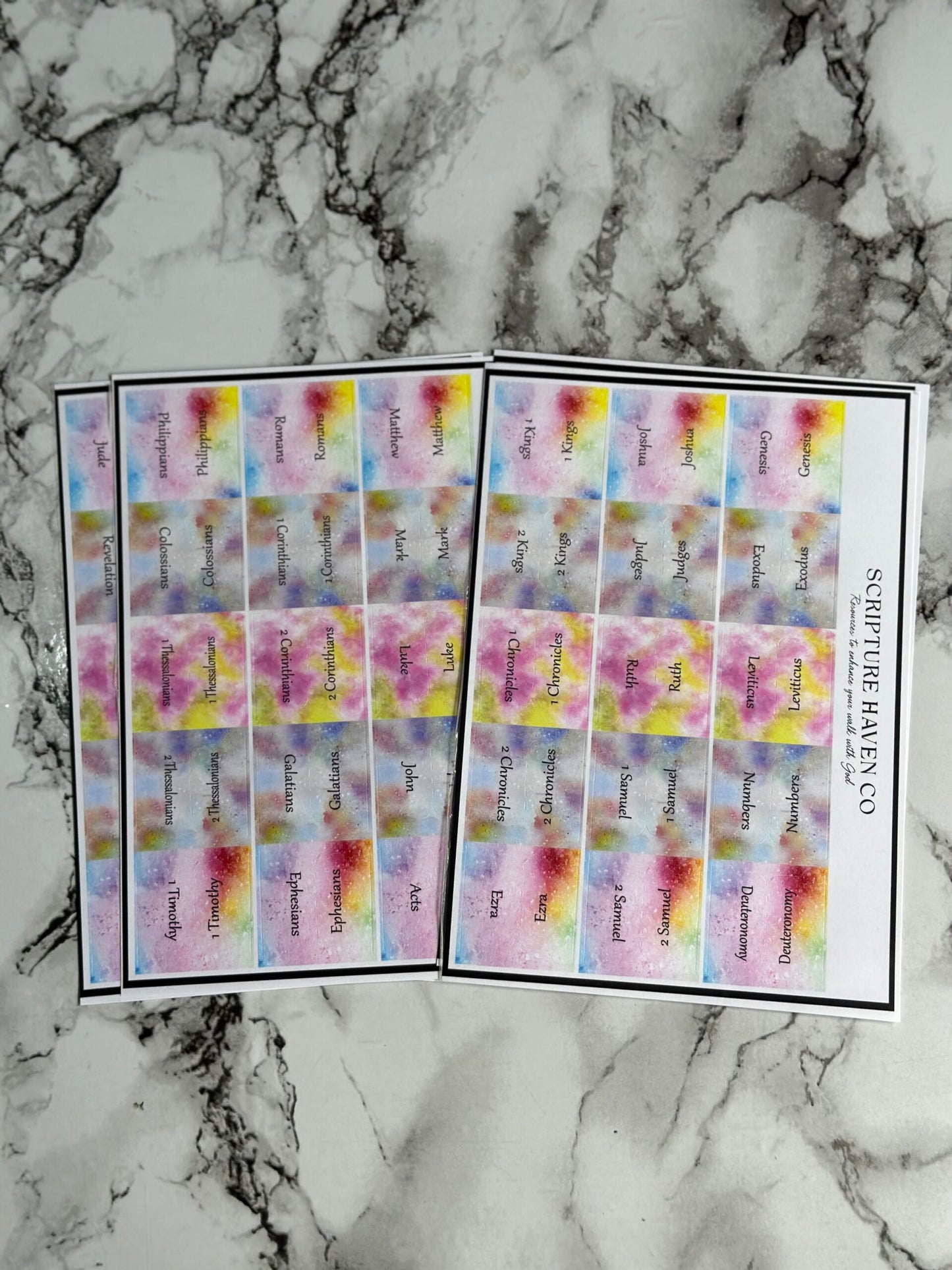 Blossom Bible Tabs