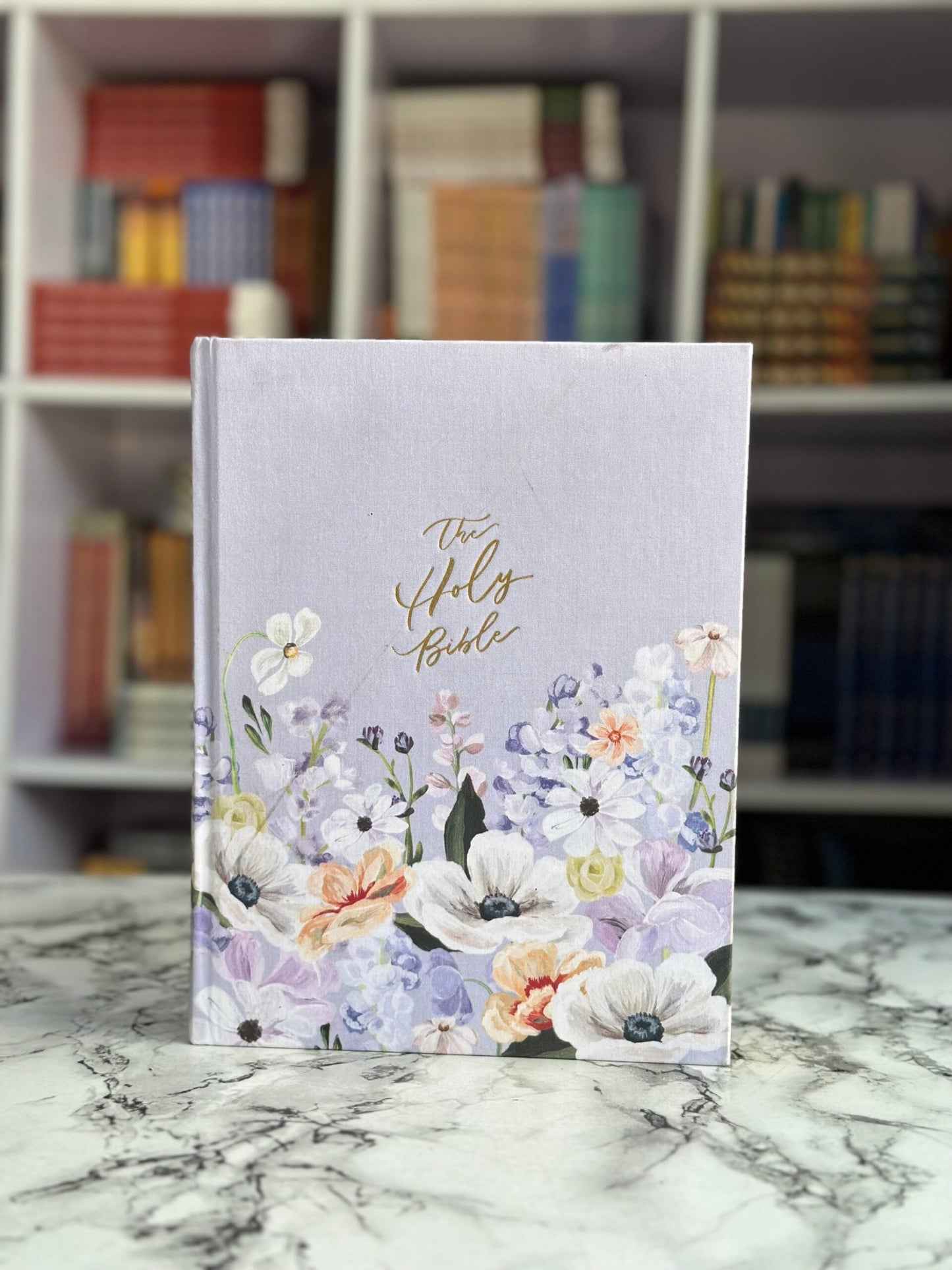 KJV Notetaking Bible, Large Print Hosanna Revival Edition, Lavender/Peach Cloth Over Board