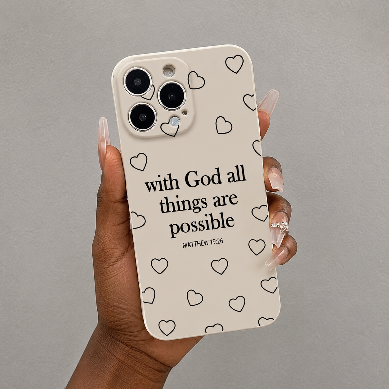 With God All Things Are Possible Phone Case
