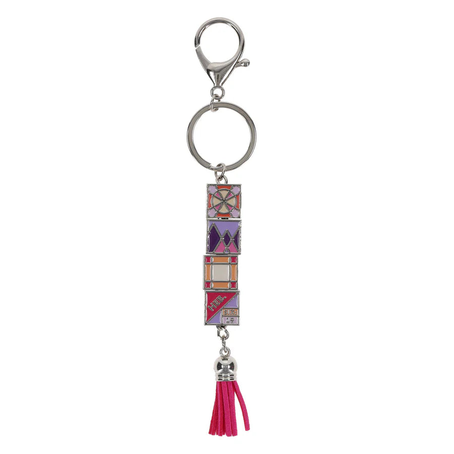 Hope Metal Cube Keychain