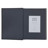 NLT Black Hardcover Bible Large Print