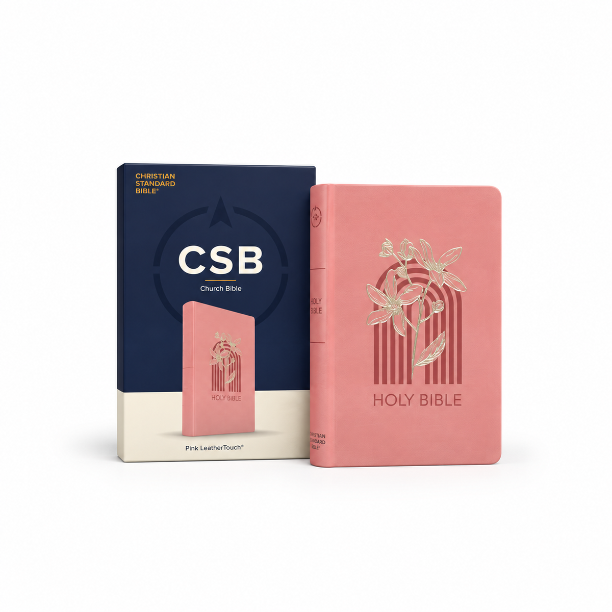 CSB Pink Leather Standard Bible