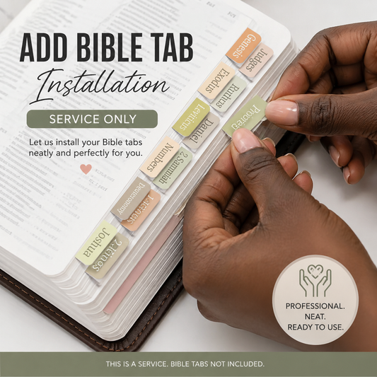 Bible Tab Installation (Add-On)