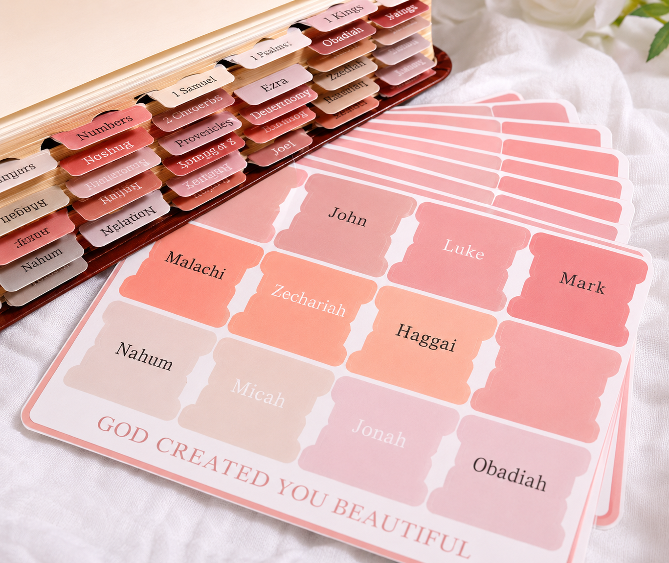 Rose Bible Tabs