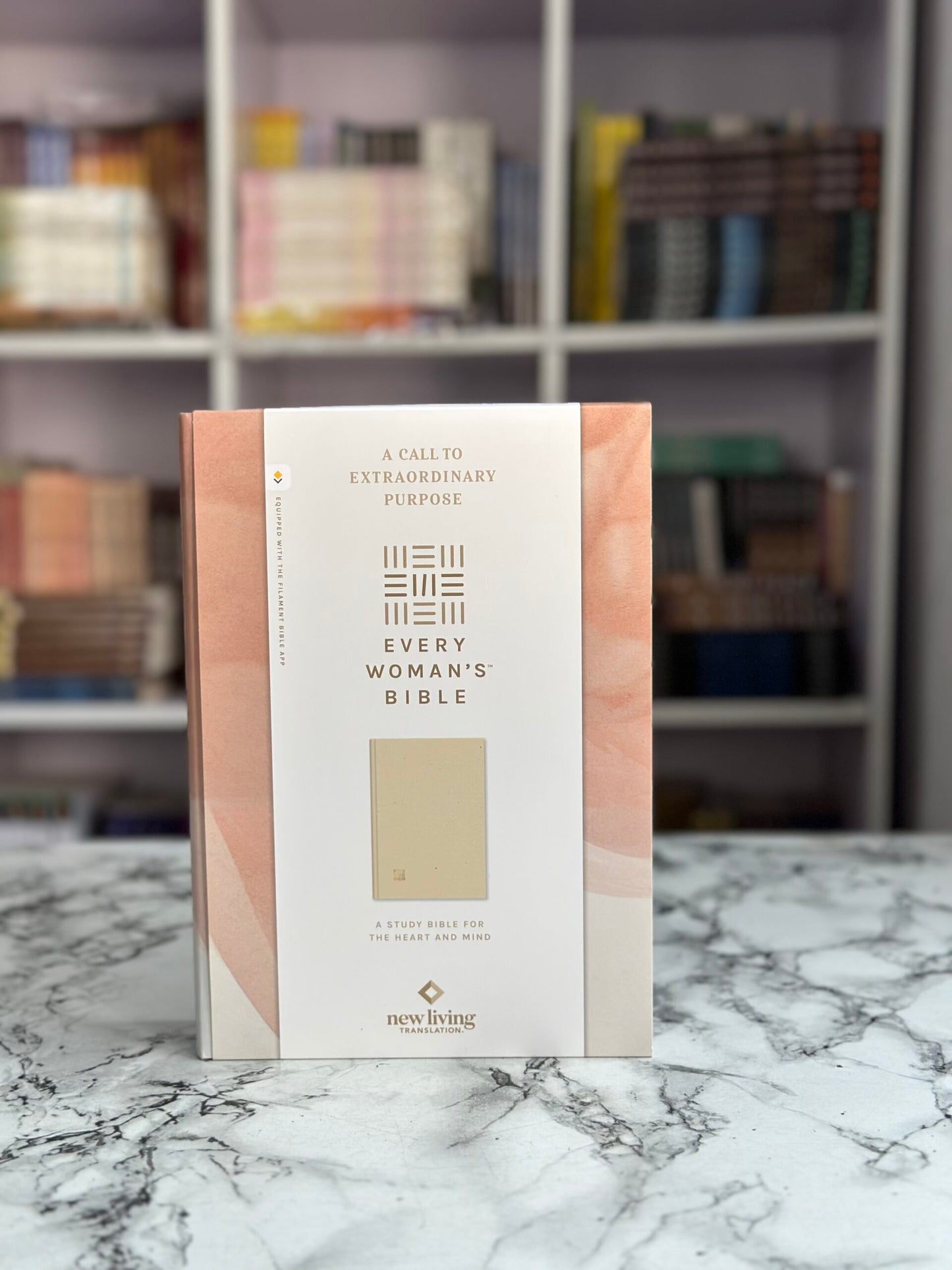 NLT Every Woman’s Bible, Filament Enabled (Hardcover, Gold Dust, Red Letter)