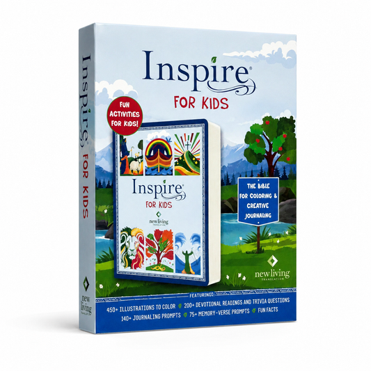 Inspire Bible for Kids NLT: The Bible for Coloring & Creative Journaling
