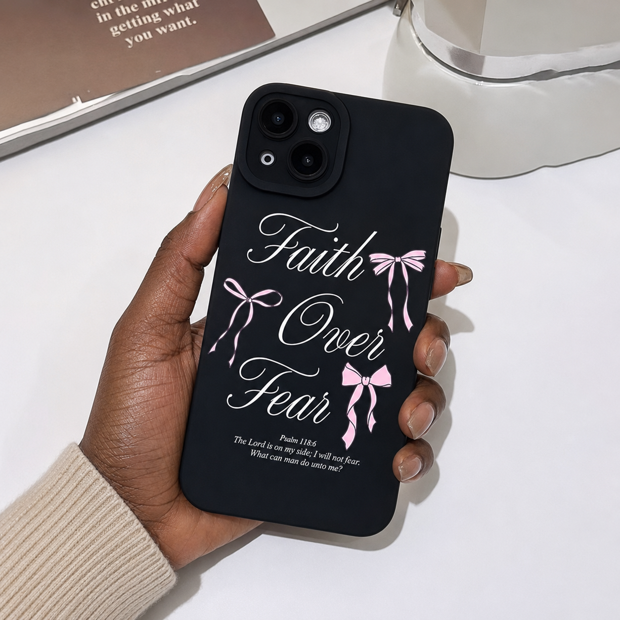 Faith Over Fear Phone Case