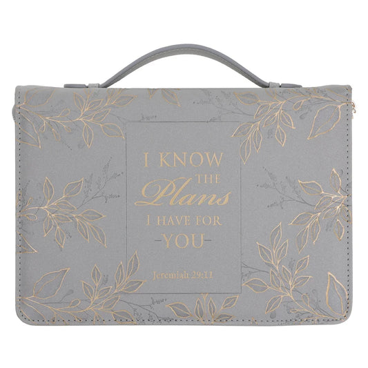 I Know the Plans I Have for You Faux Leather Bible Bag