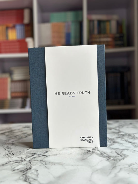 CSB He Reads Truth Bible, Midnight Cloth-Over-Board (Limited Edition)