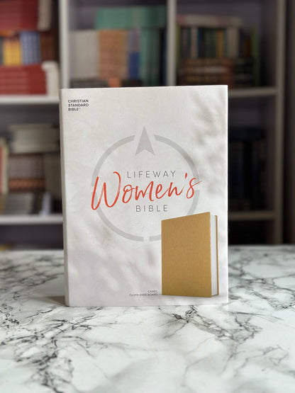 CSB Lifeway Women's Bible, Camel Cloth Over Board