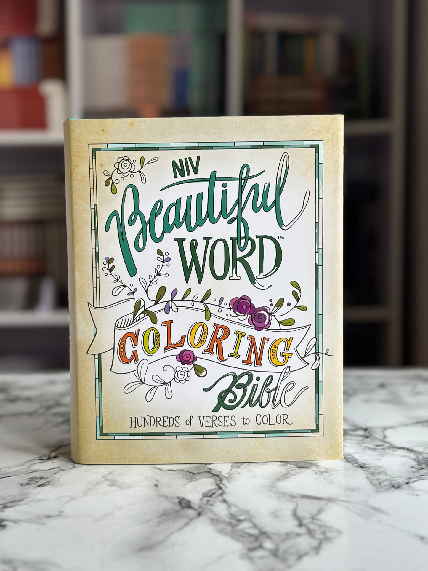 NIV, Beautiful Word Coloring Bible, Hardcover: Hundreds of Verses to Color