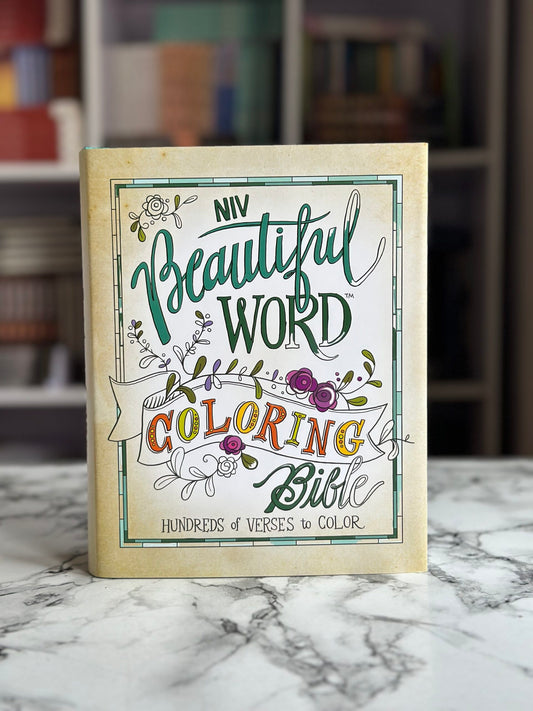NIV, Beautiful Word Coloring Bible, Hardcover: Hundreds of Verses to Color