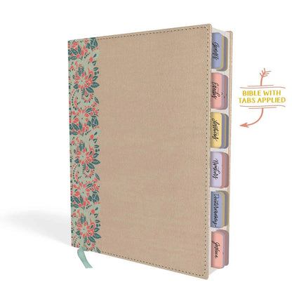 NIV, Beautiful Word Bible, Updated Edition, Peel/Stick Bible Tabs, Red Letter, Comfort Print: 600+ Full-Color Illustrated Verses