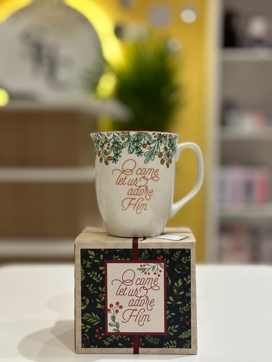 Christmas Mug- Come Let Us Adore Him