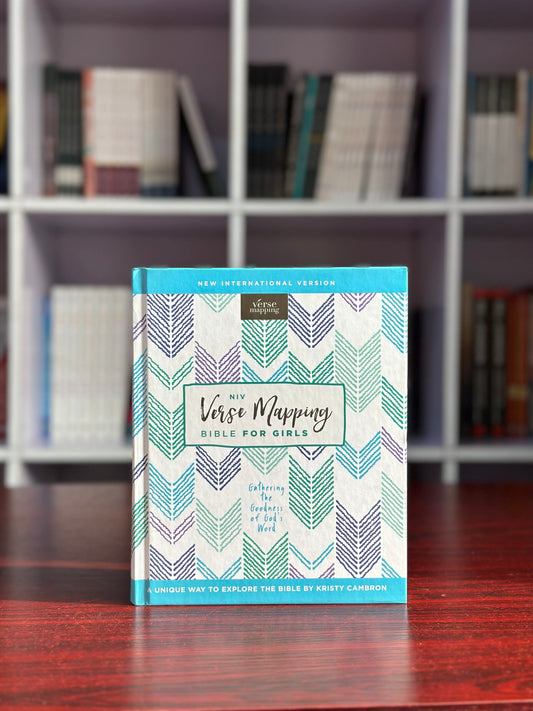 NIV Verse Mapping Bible for Girls, Comfort Print Hardcover
