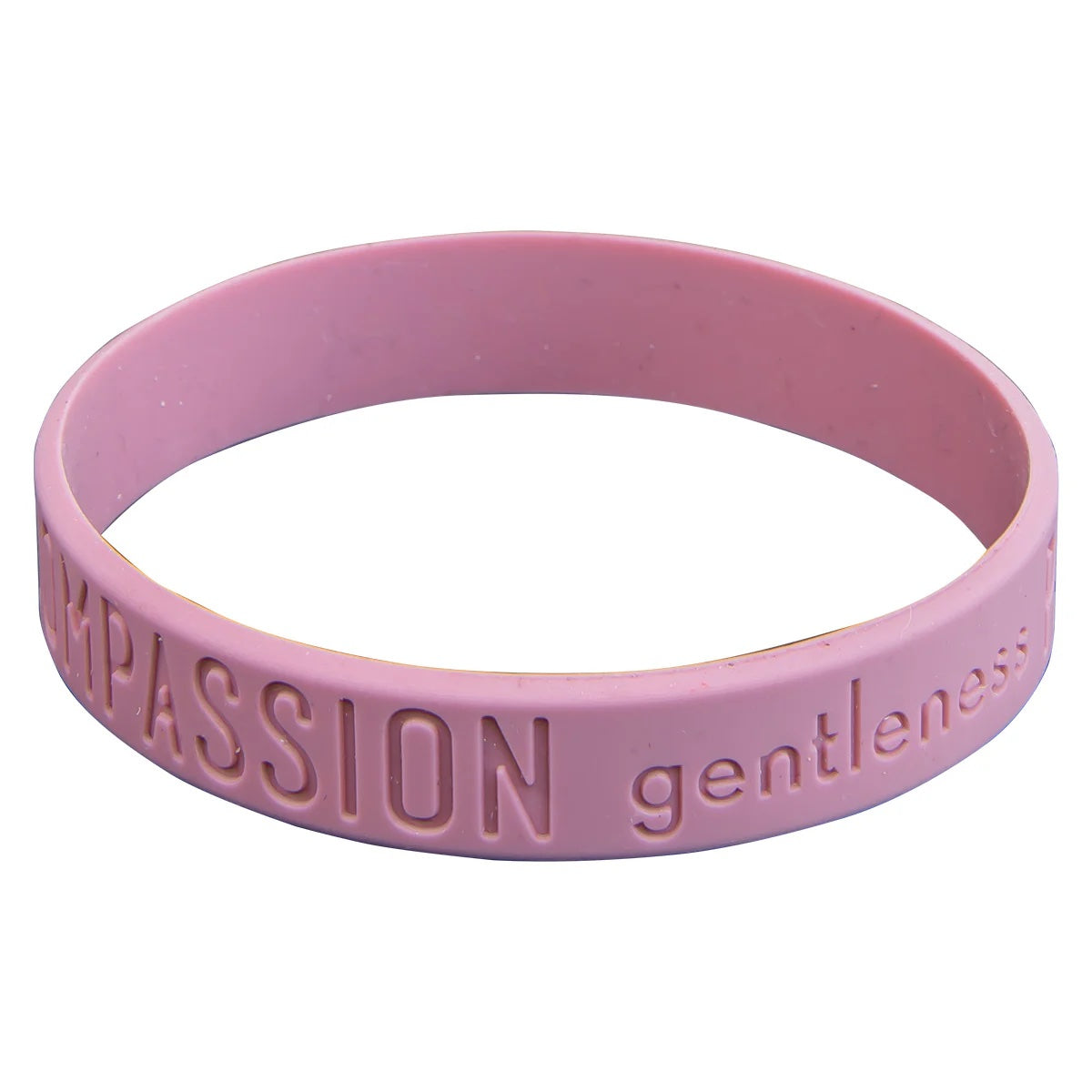 Humility, Compassion, Gentleness Silicone Wristband - Col 3:12