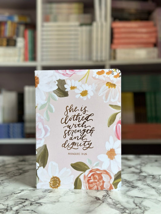 She’s Clothed With Strength Notebook