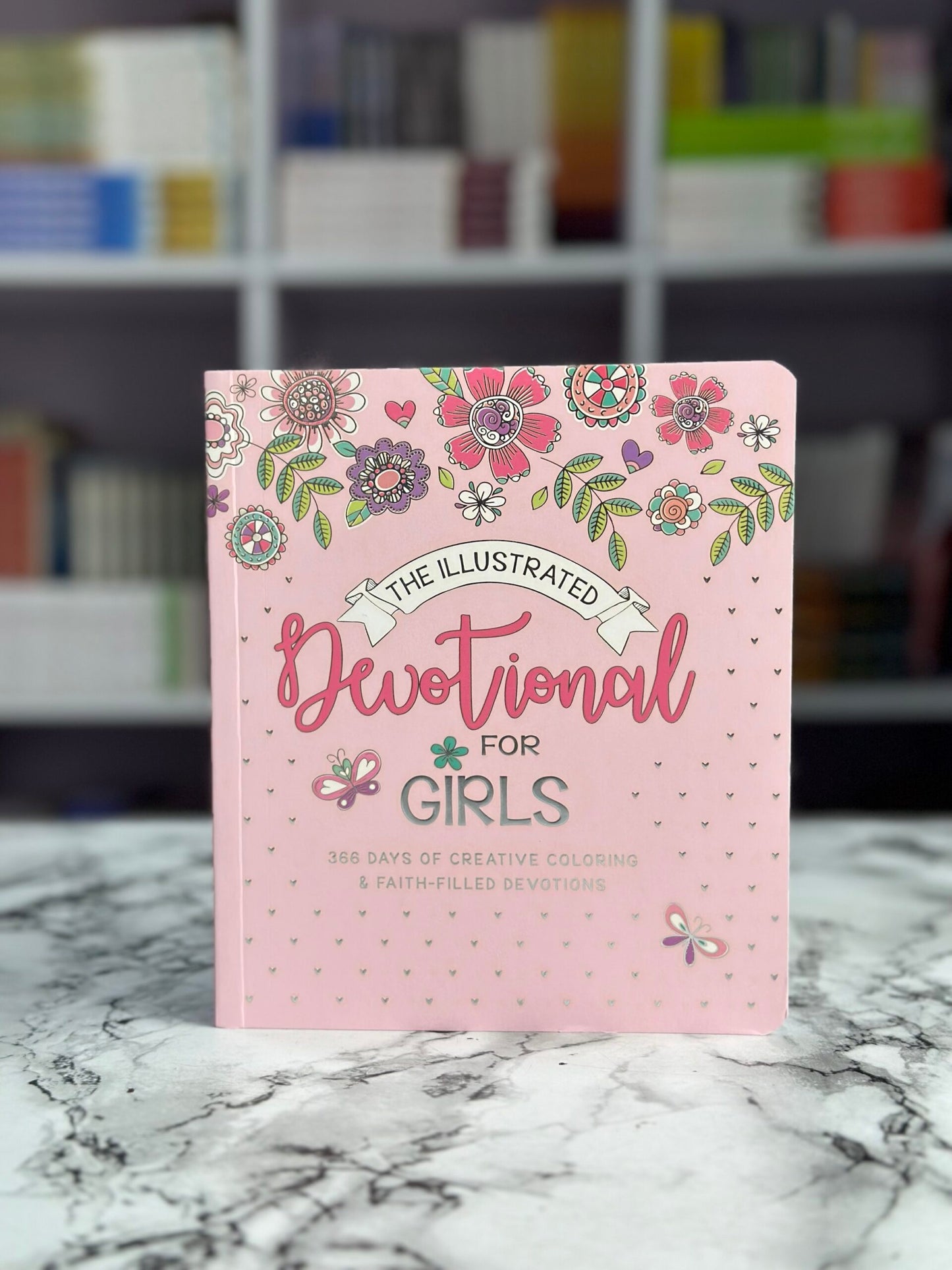 The Illustrated Devotional For Girls 366 Days of Creative Coloring & Faith Filled Devotions for Girls
