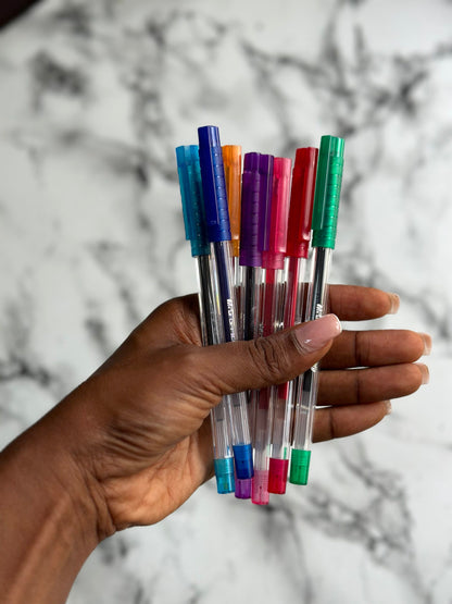 Colored Pens Set of 7