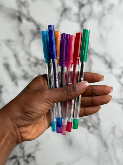 Colored Pens Set of 7