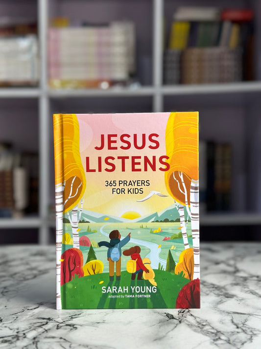 Jesus Listens: 365 Prayers for Kids (Hardcover)