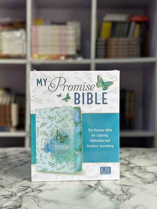 KJV Butterflies Flexcover Faux Leather My Promise Bible