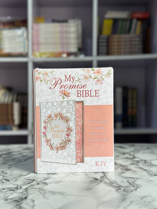 KJV Flower Garland Hardcover My Promise Bible