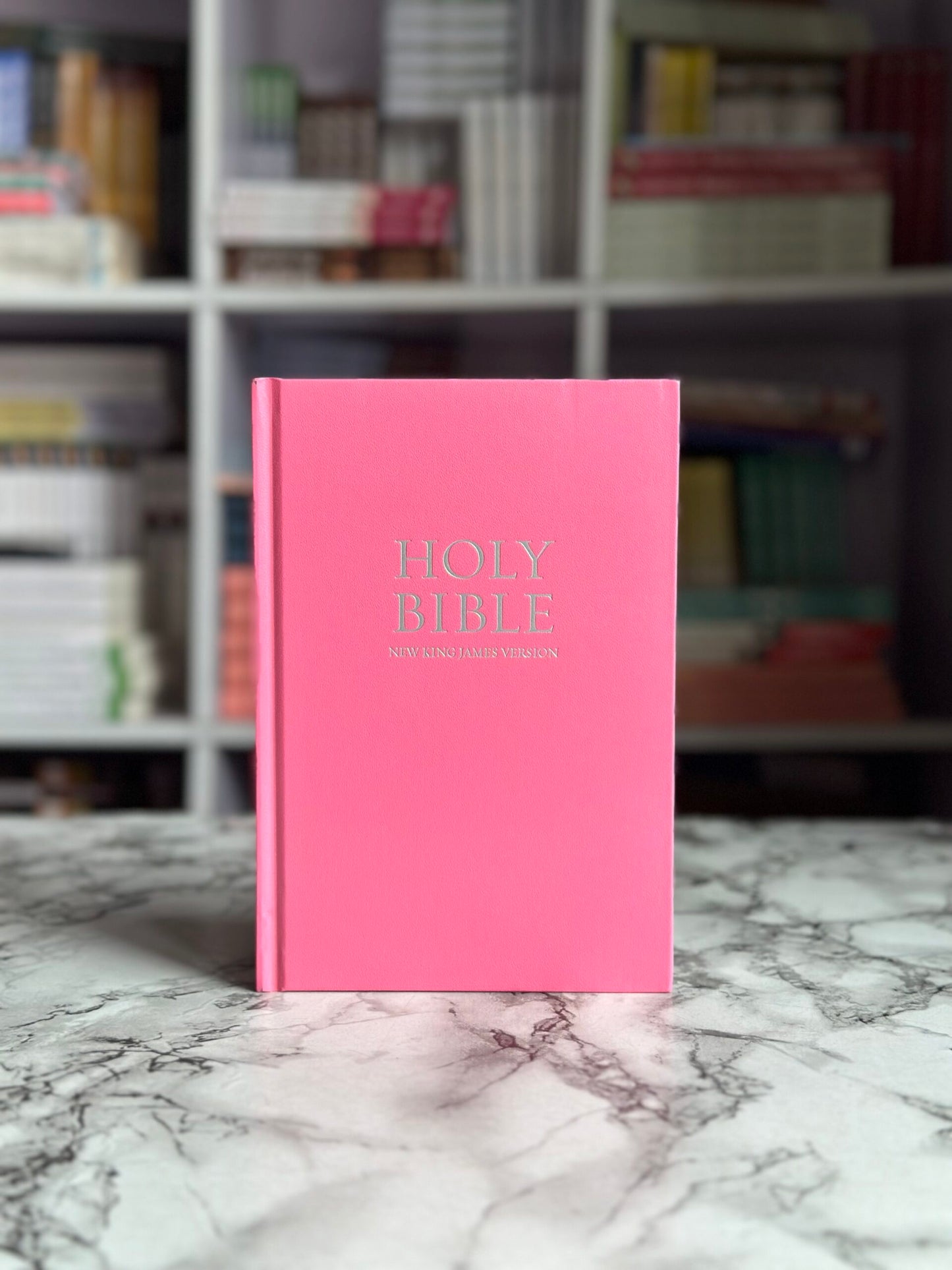 NKJV Pink Hardcover Bible
