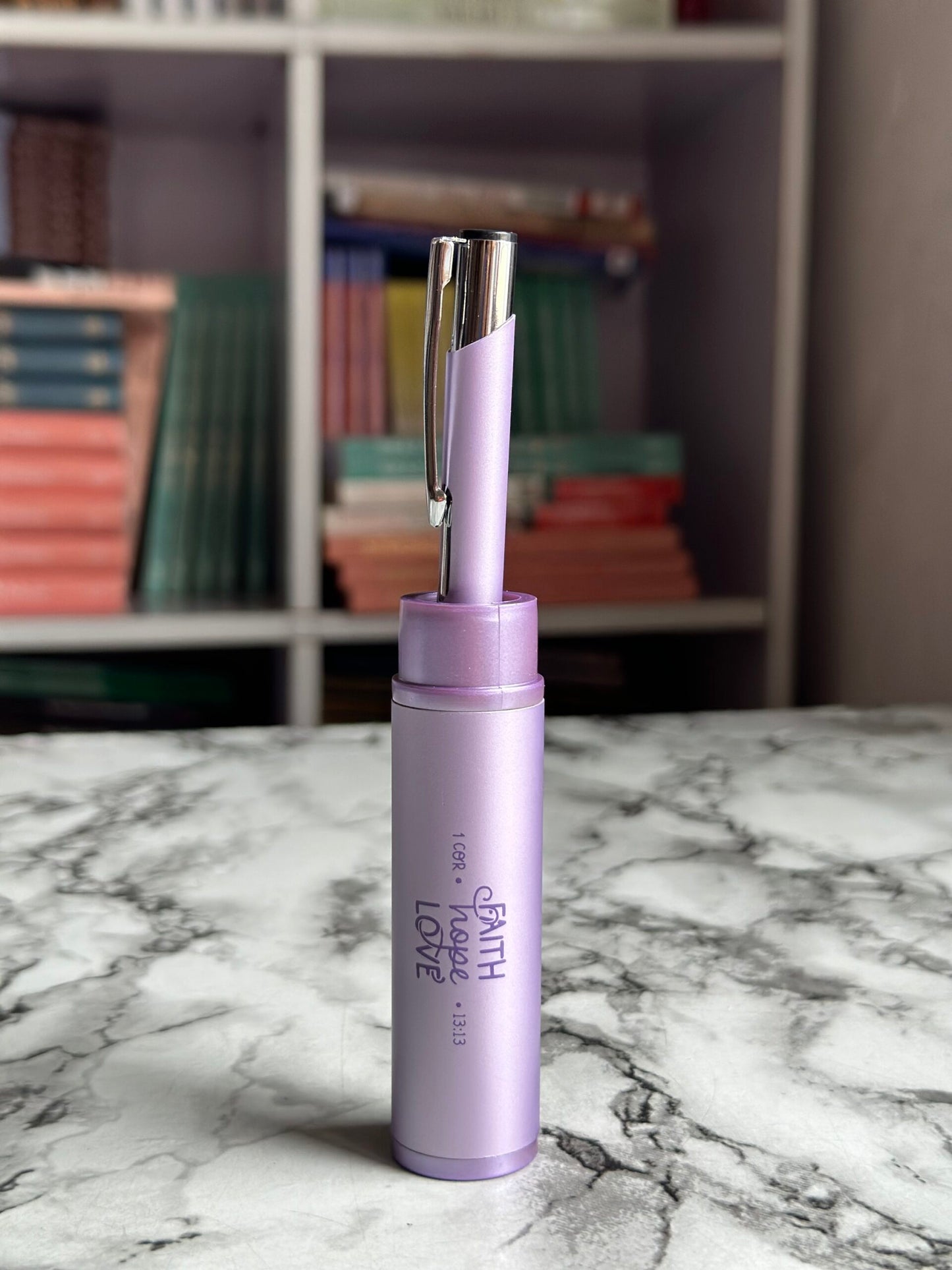 Faith Hope Love Pen in Tube
