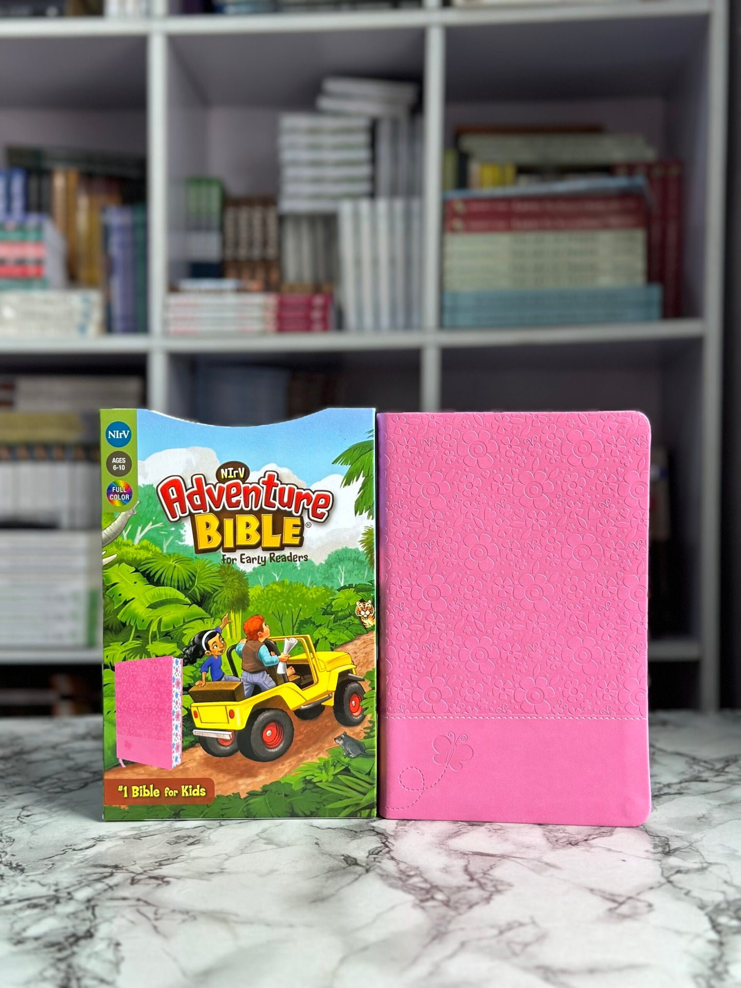 NIrV, Adventure Bible for Early Readers, Leathersoft, Pink, Full Color