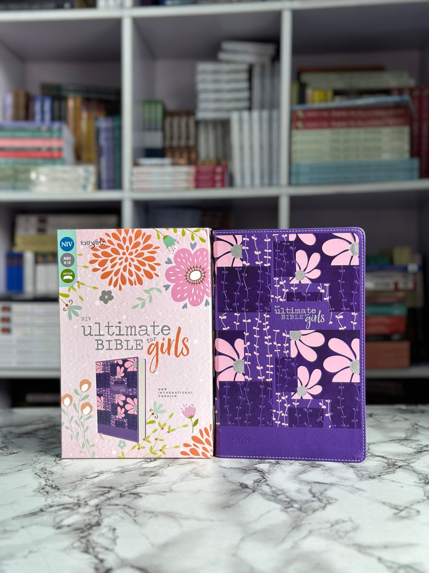 NIV, Ultimate Bible for Girls, Faithgirlz Edition, Leathersoft, Purple