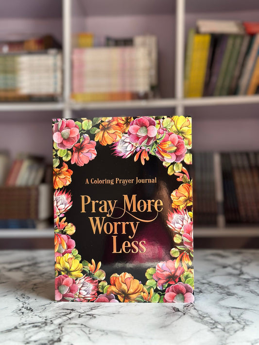 Pray More Worry Less Coloring Prayer Journal