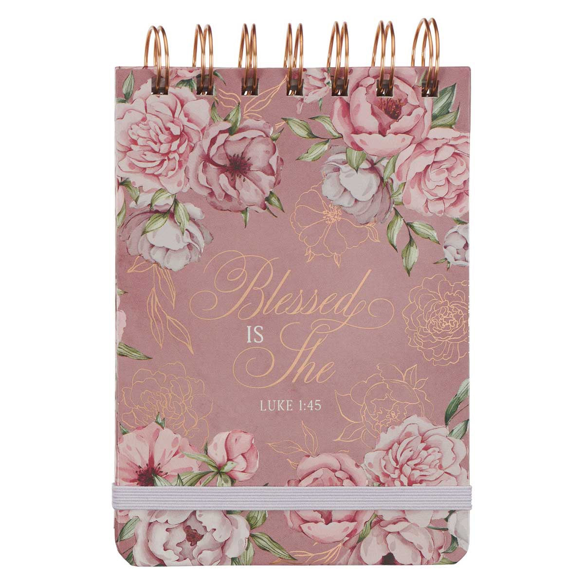 Blessed is She Wirebound Notepad