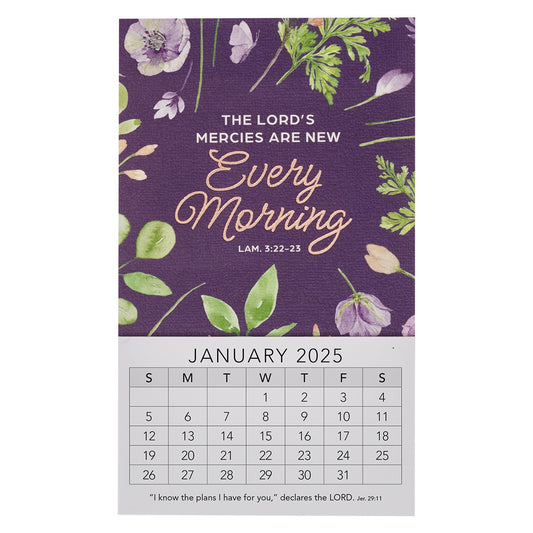 2025 Mini Magnetic Calendar - The Lord's Mercies Are New Every Morning