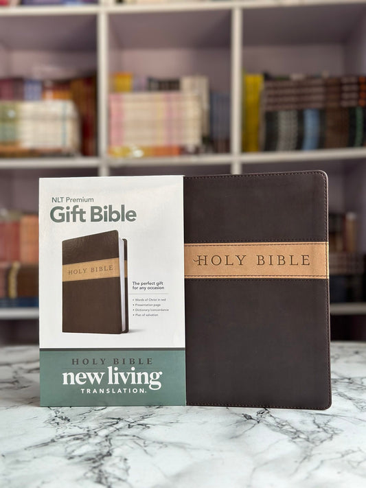 NLT Premium Gift Bible Brown