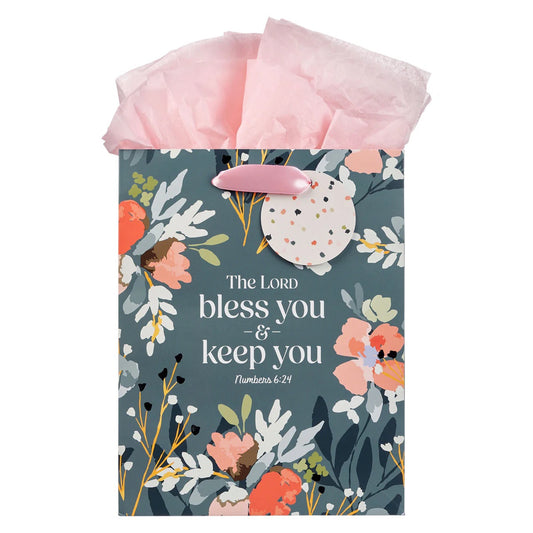 The Lord Bless You and Keep You Medium Gift Bag with Gift Tag