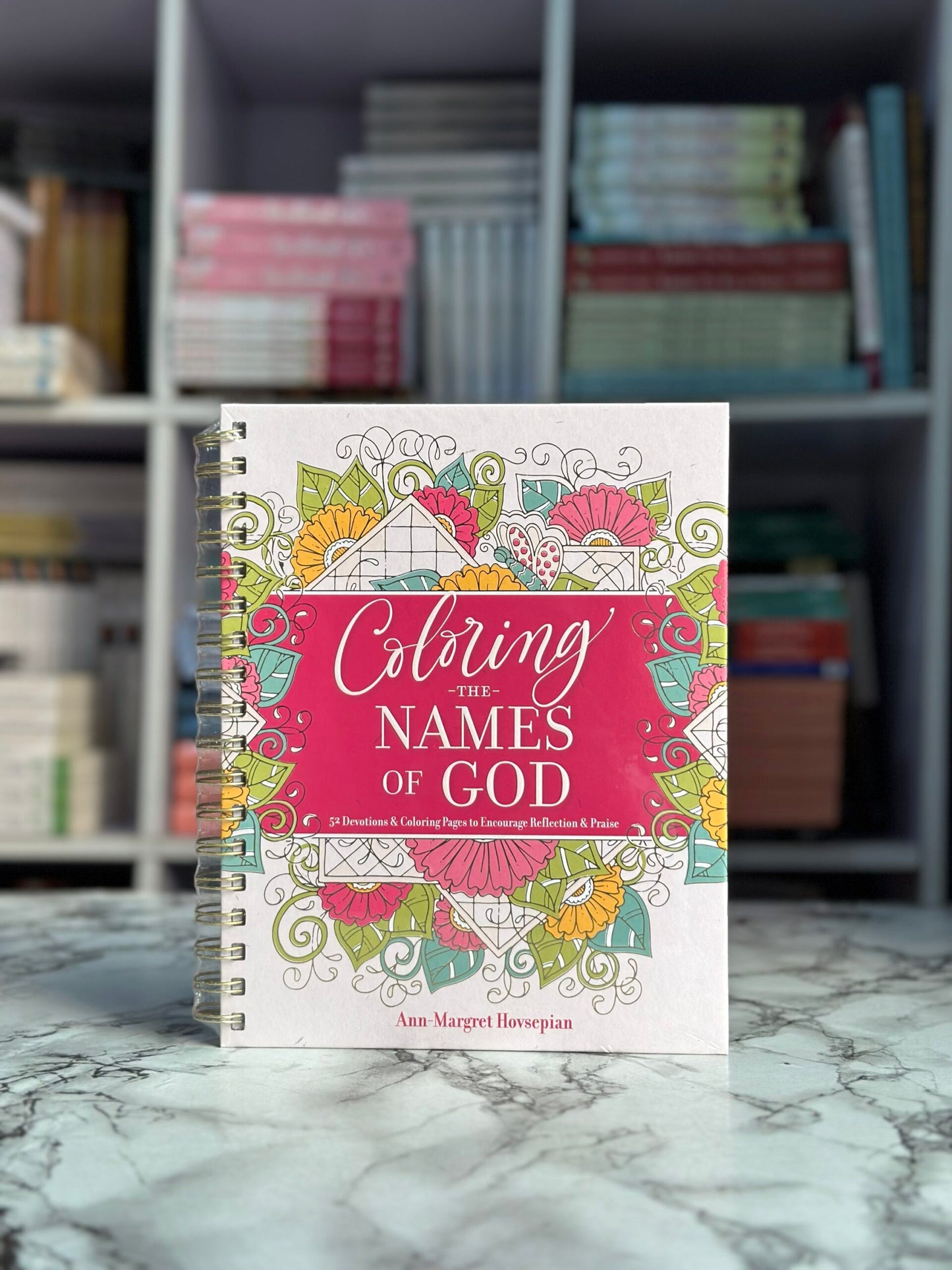 Coloring the Names of God Coloring Book (Spiral-Bound)