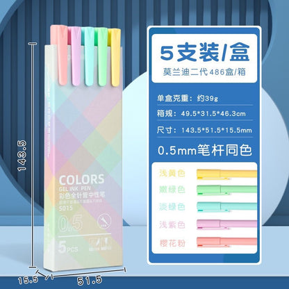 The New Mercies Colored Gel Pen - Set Of 5