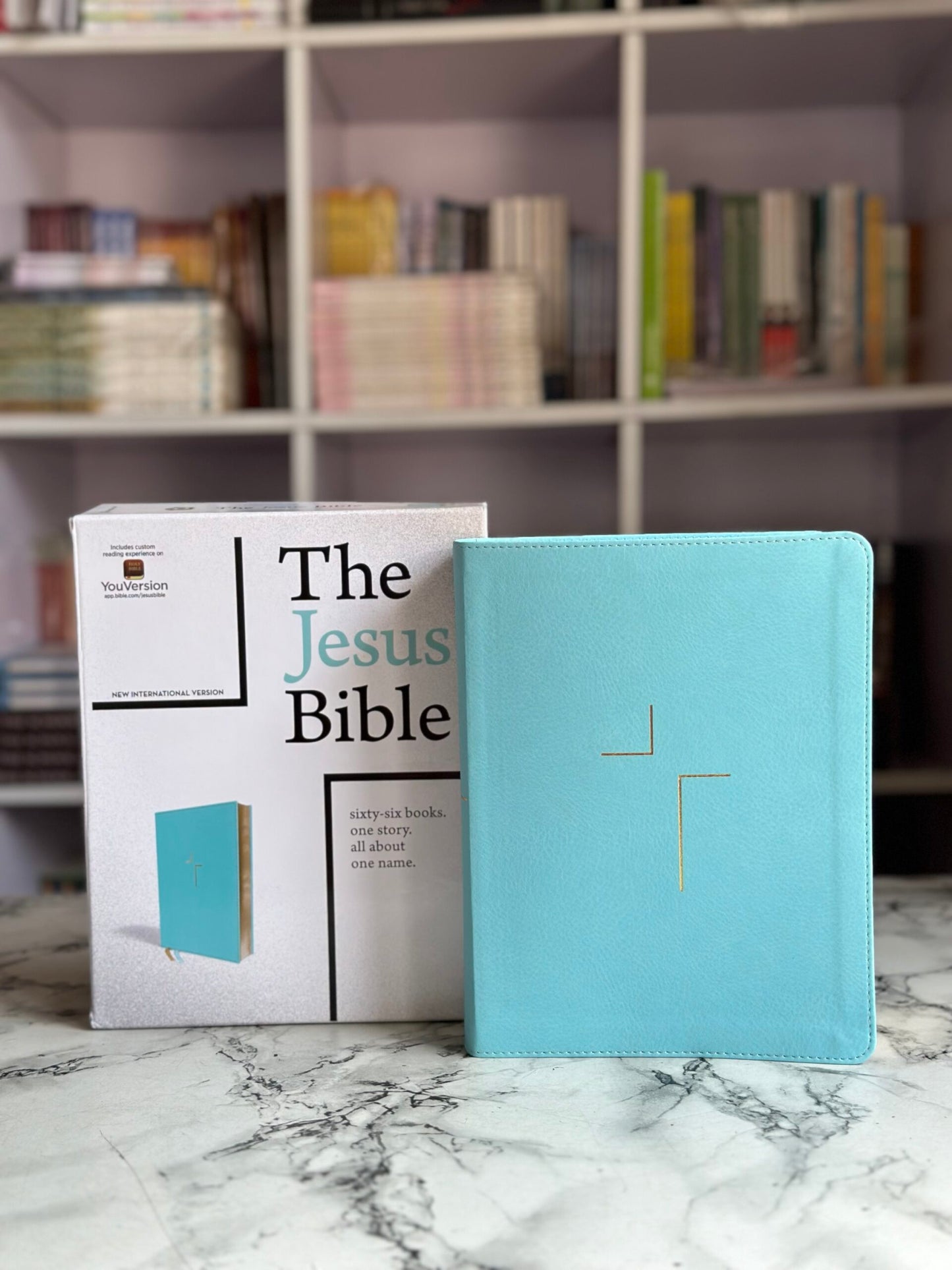 The Jesus Bible, NIV Edition, Leathersoft, Teal, Comfort Print