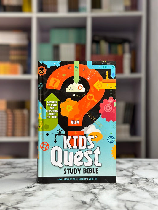 NIrV, Kids' Quest Study Bible, Hardcover